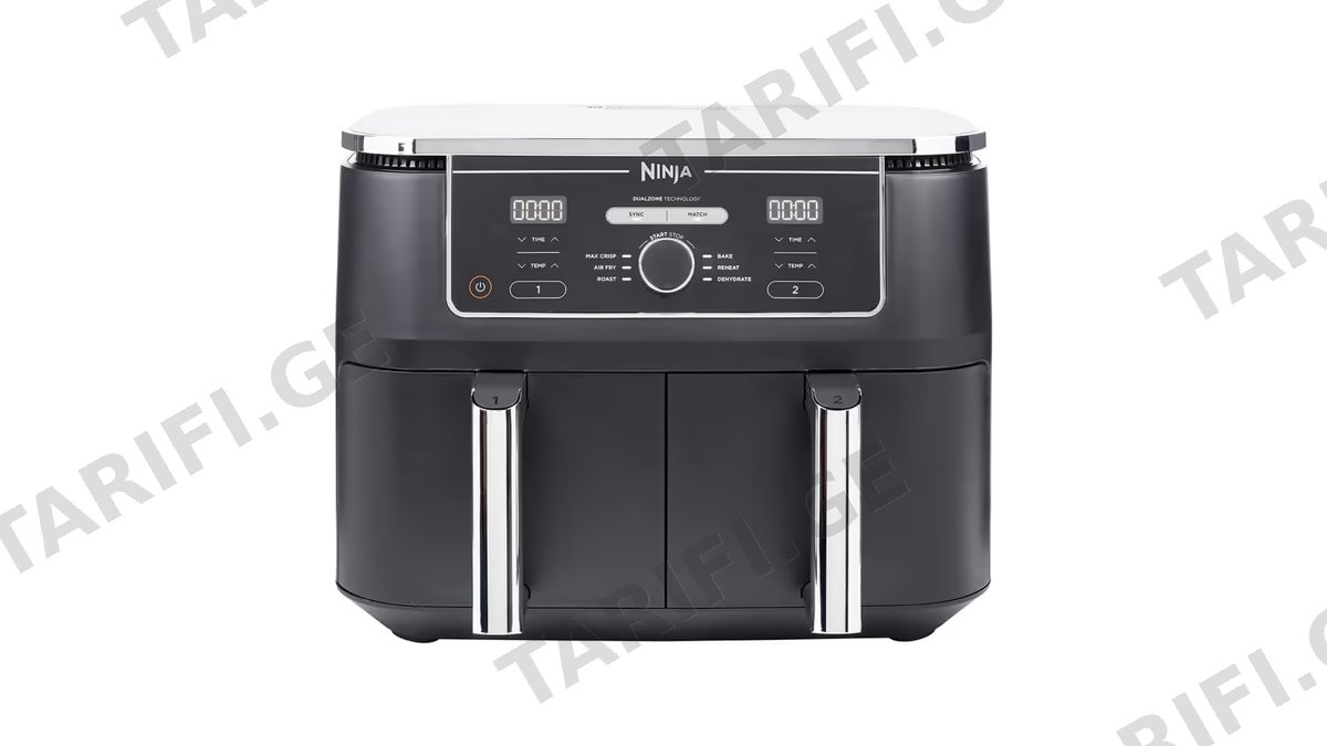 აეროგრილი Ninja AF400EU, 2470W, 9.5L, Air Fryer, Black