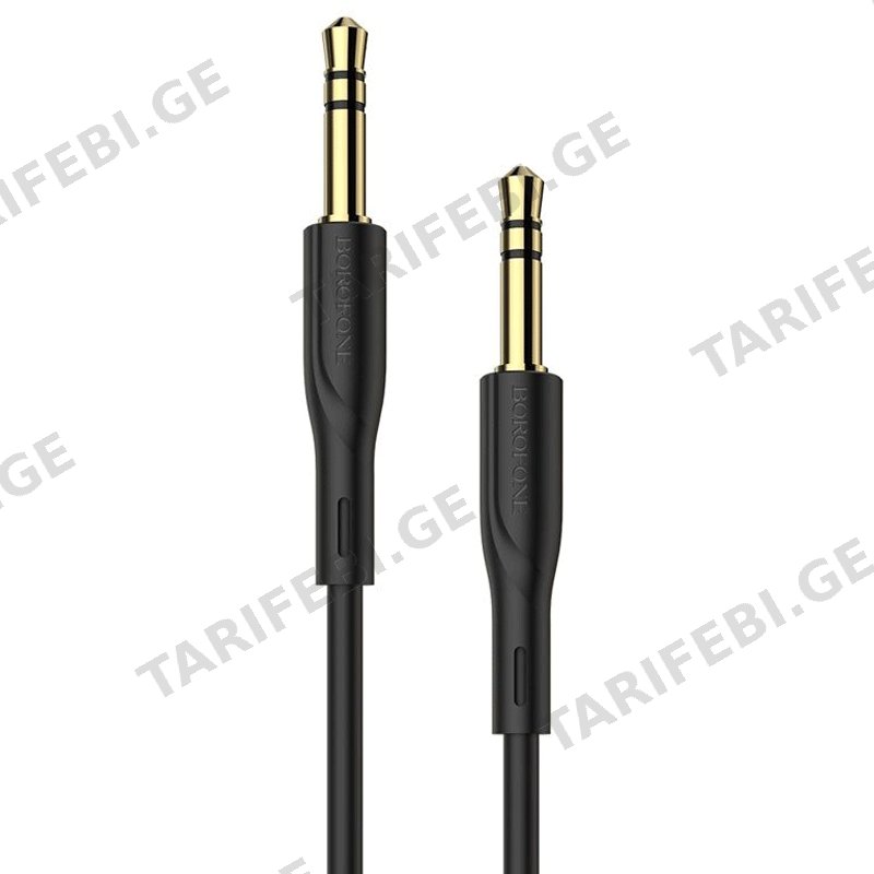 კაბელი BOROFONE HI RES (1 M) BLACK