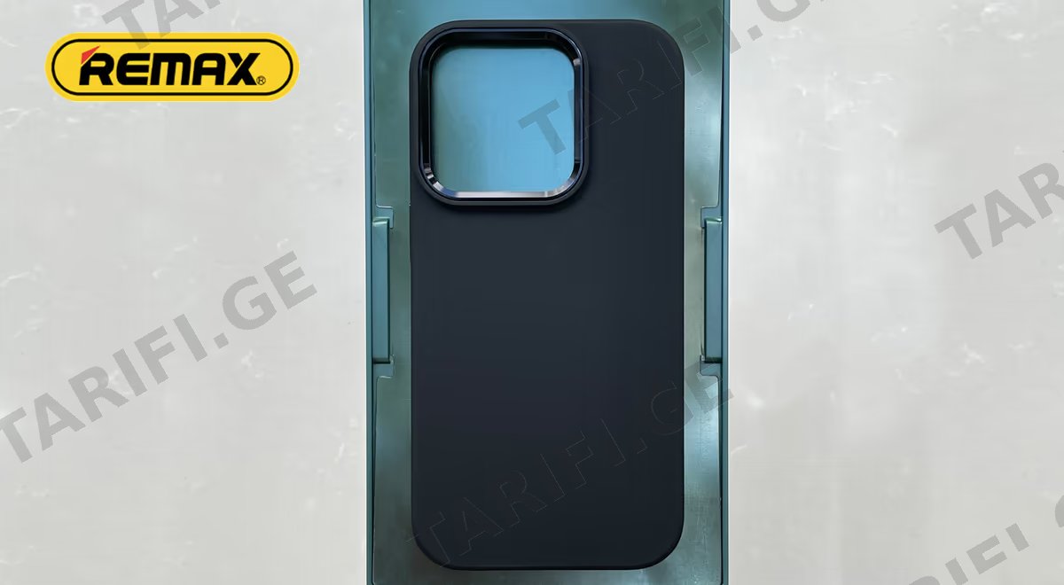 Remax Silicone Case for iPhone 14 Pro - Black
