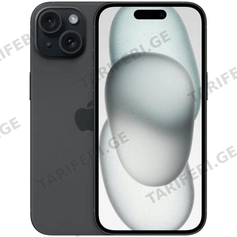 მობილური ტელეფონი APPLE IPHONE 15 BLACK (6 GB, 128 GB)