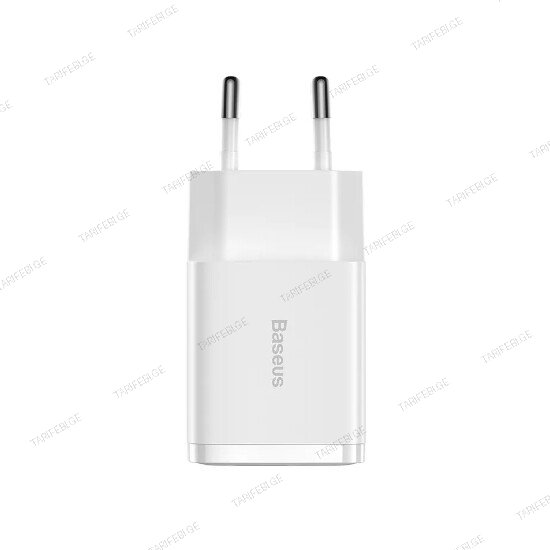 Baseus Compact Charger 2U 10.5W EU CCXJ010202 White