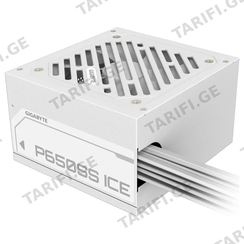 კვების ბლოკი GIGABYTE GP-P650SS ICE, 650W, 80 PLUS SILVER, თეთრი