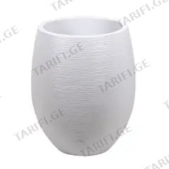 ქოთანი პლასტმასის EDA Plastiques POT EGG GRAPHIT DIAM 50x60სმ 53ლ