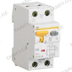 დიფერენციალური ავტოამომრთველი IEK C32 32A 30mA