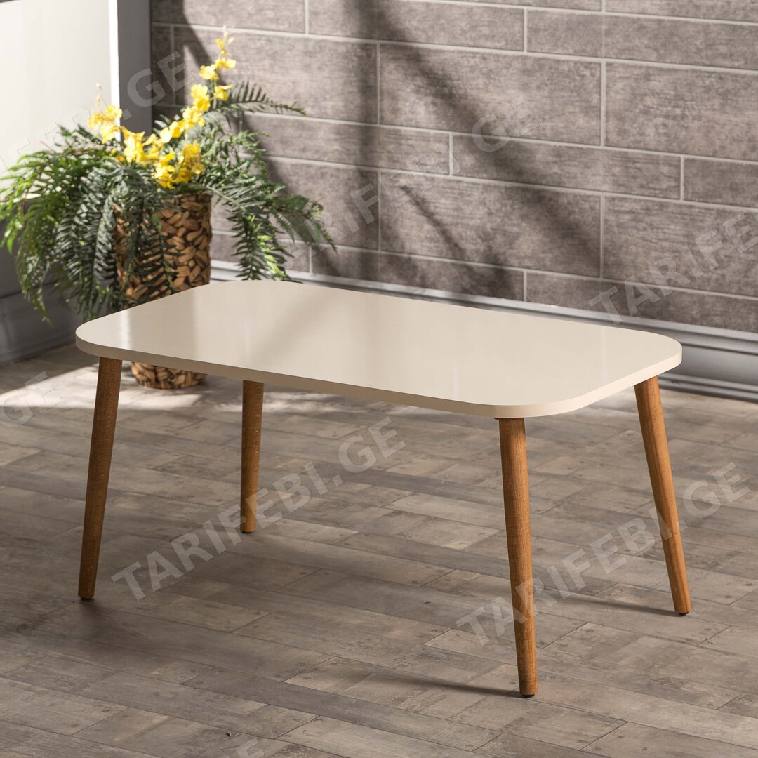 ყავის მაგიდა თეთრი COFFE TABLE WHITE