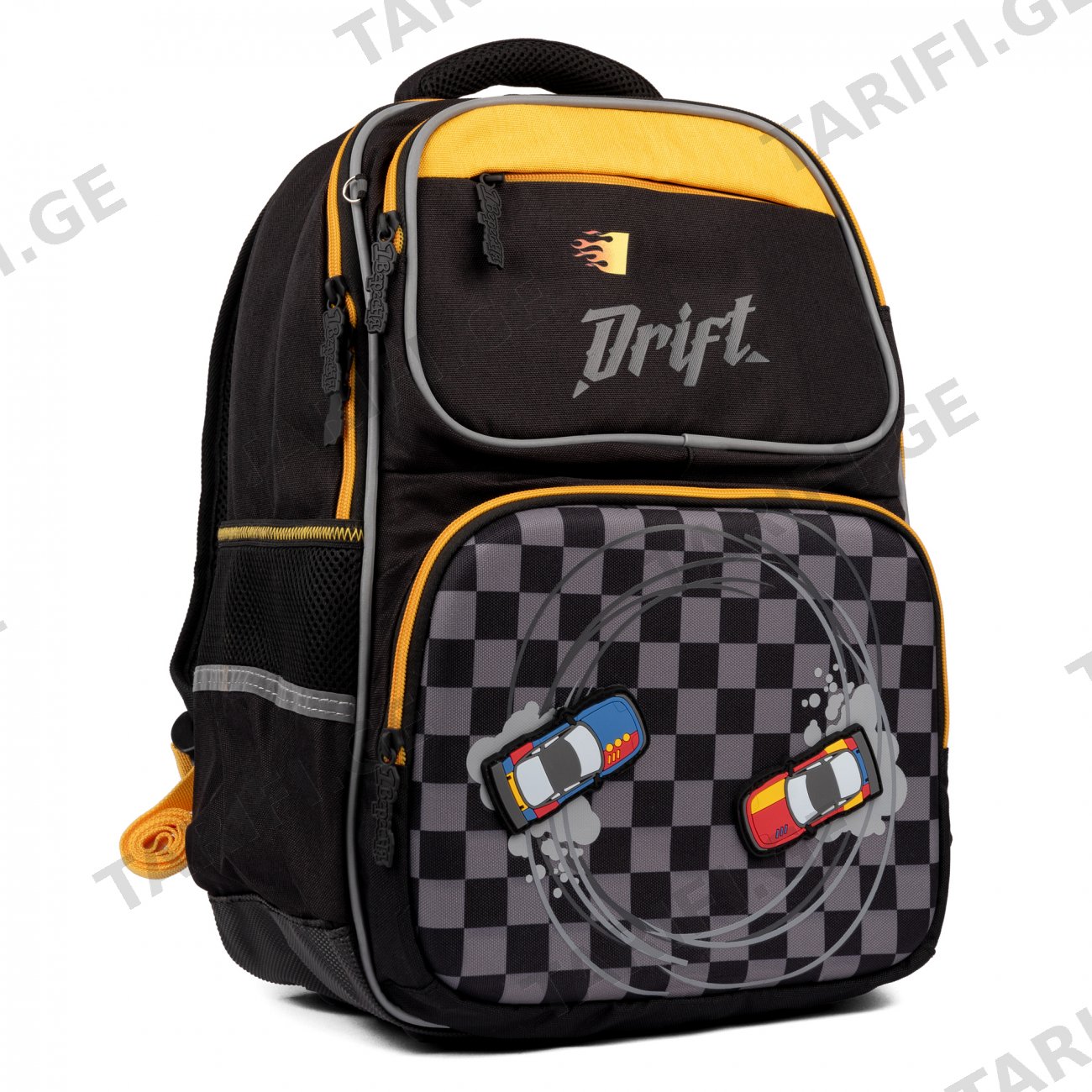 ზურგჩანთა S-105 “Maxdrift”, black/yellow 558744