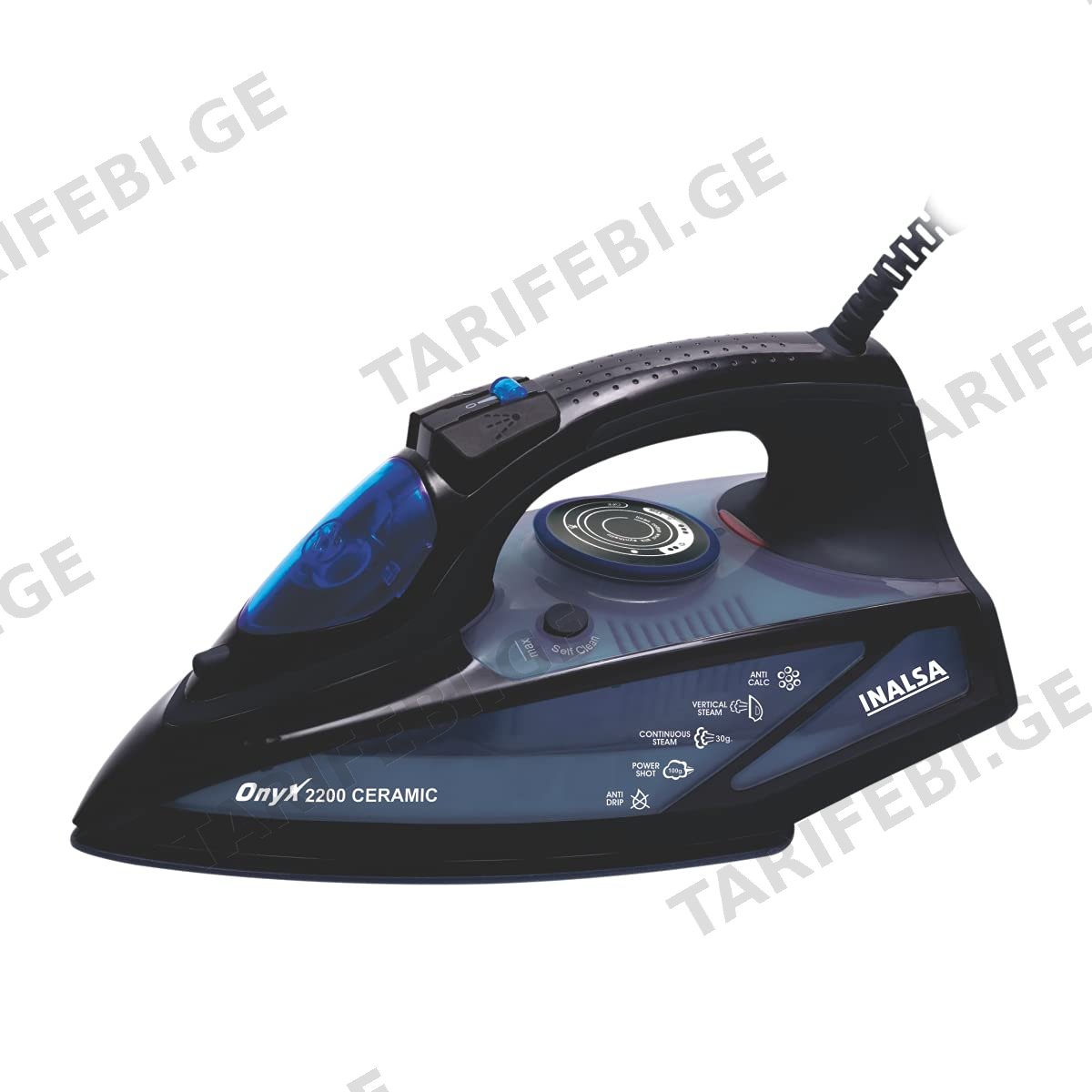 ორქთლის უთო Fakir ONYX STEAM IRON BLACK