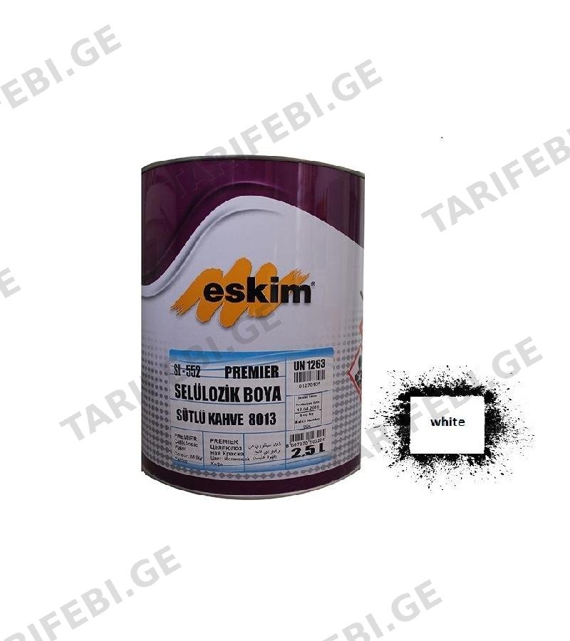 საღებავი Eskim Cellulozik Paint (9019) თეთრი 0.75ლტ
