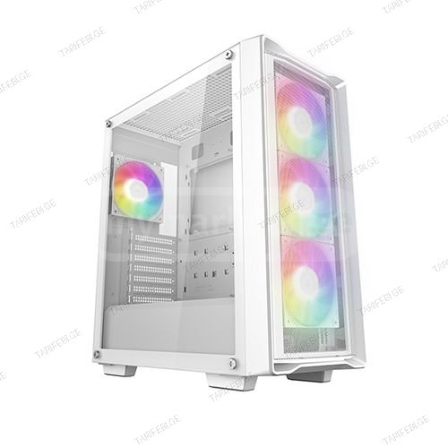 ქეისი - Deep Cool CC560 Mesh V2 WH - 4x120 Fan ARGB
