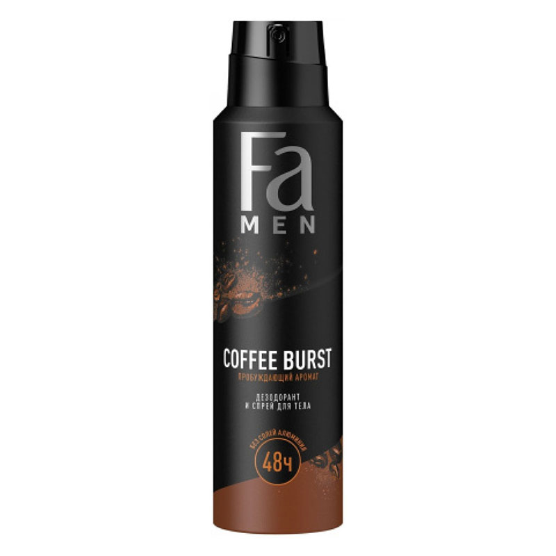 ფა ანტიპერსიპირანტი - მამაკაცი - Coffee burst 150 მლ.