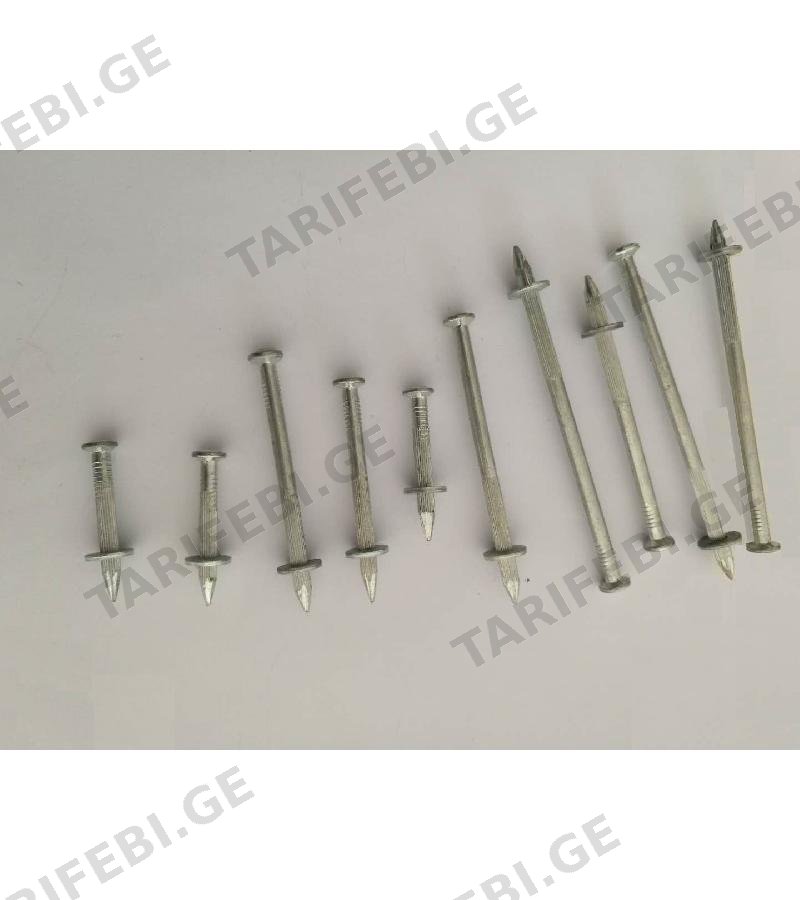 დუბელი ლითონის 5.0 x 100 mm 25კგ.