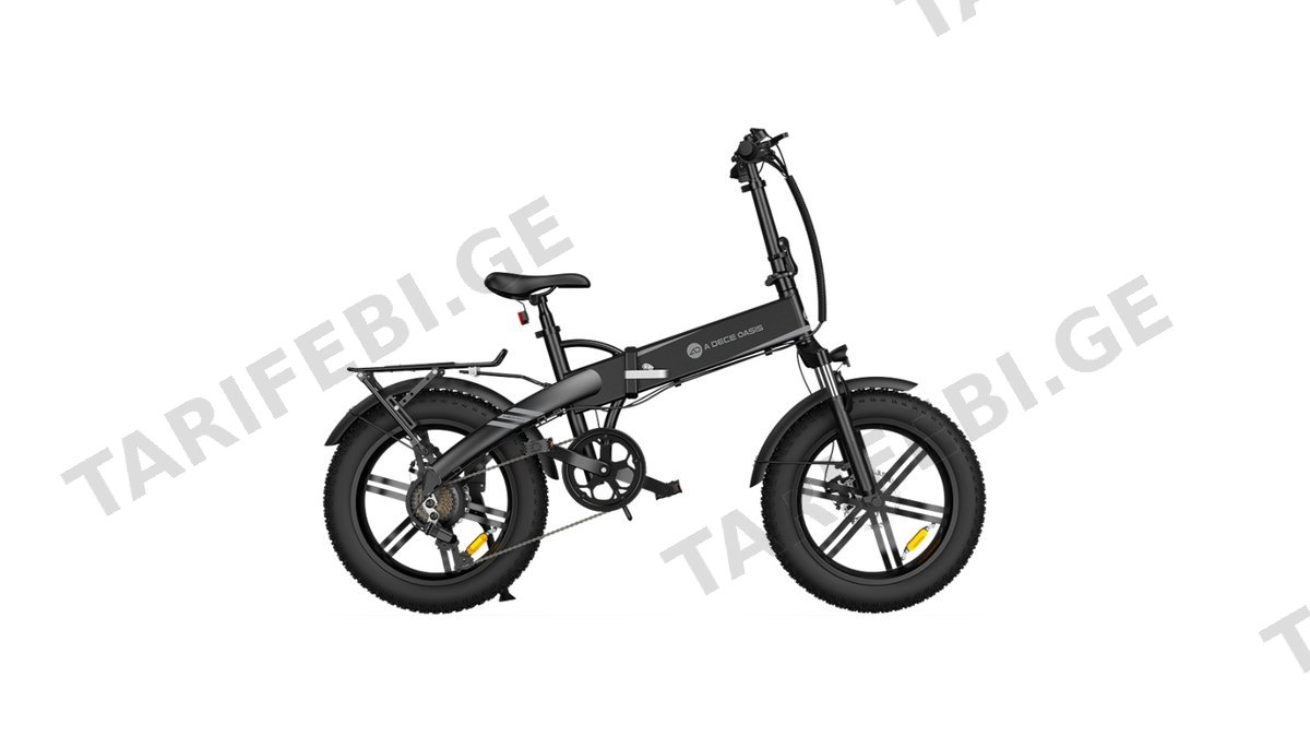 ელექტრო ველოსიპედი ADO A20F XE, 500W, Smart APP, Folding Electric Bike, 25KM/H, Black