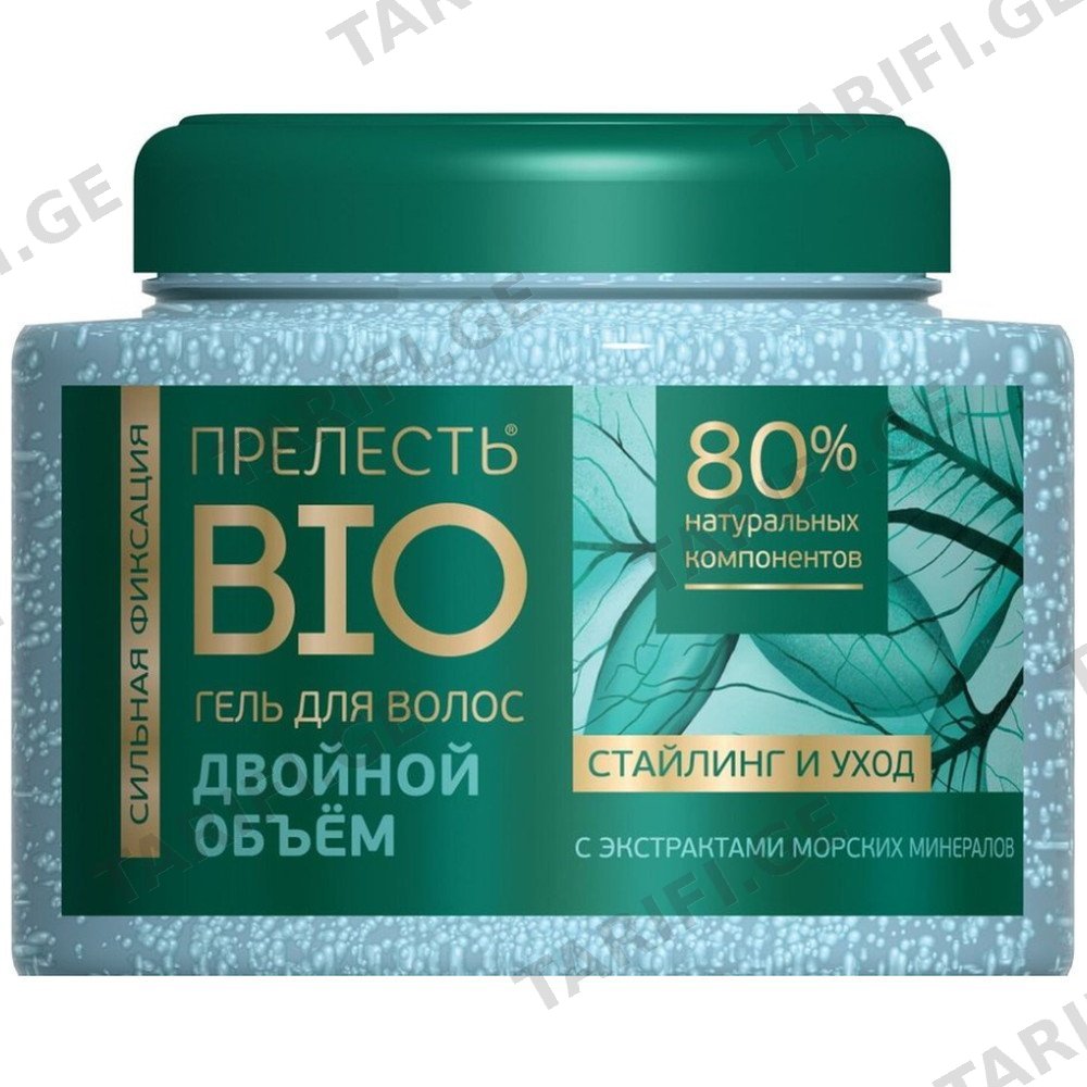 PRELEST Bio თმის გელი ზღვის მინერალებით 250 მლ (პრელესტი)