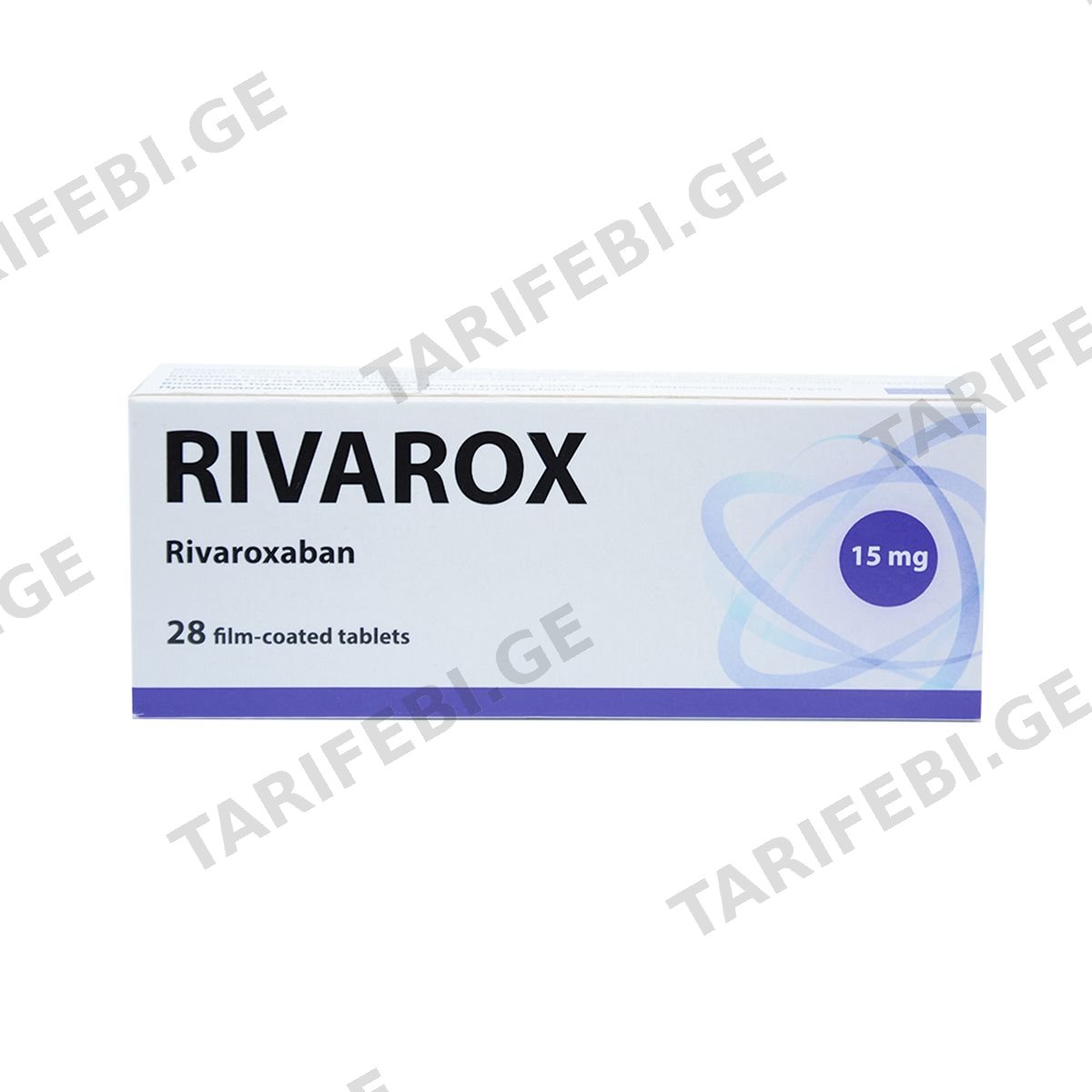 რივაროქსი - Rivarox 15მგ 28 ტაბლეტი