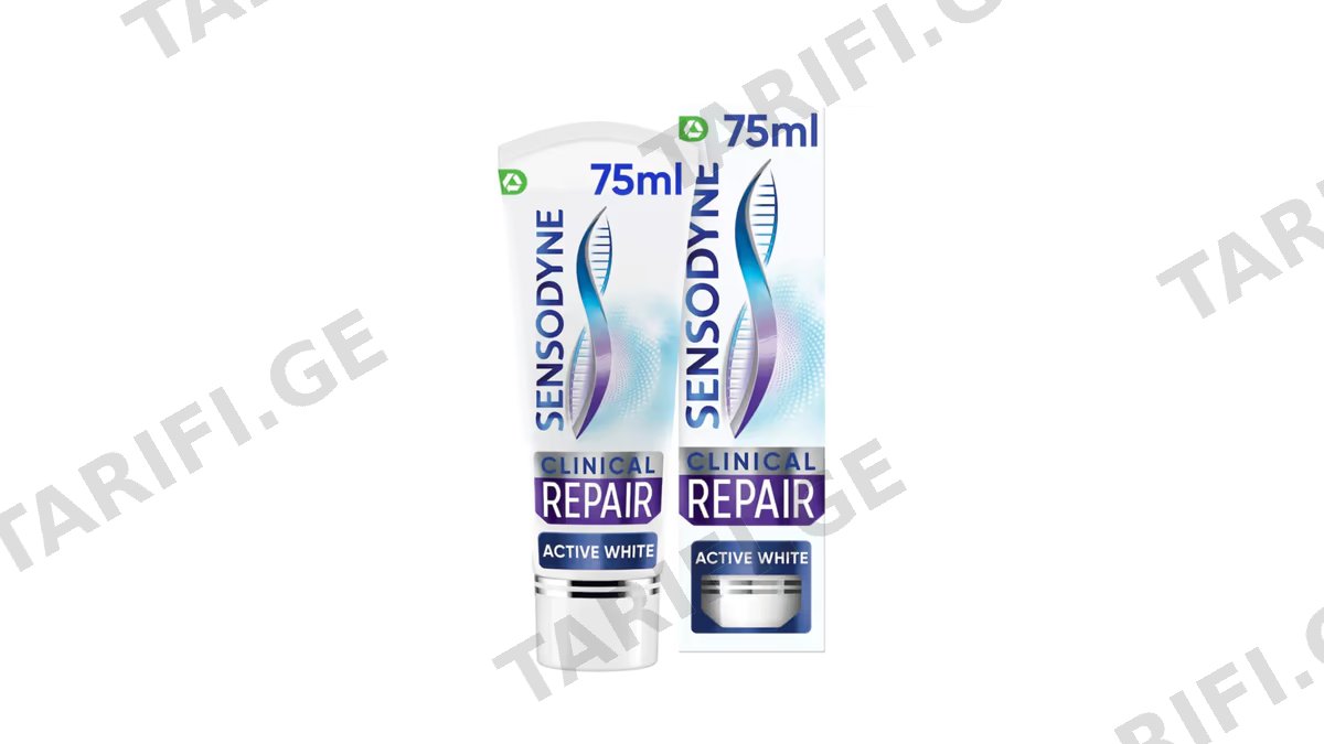 სენსოდინი კბ/პ 7357 Clinical Repair Active Cleang 75მლ *