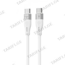 Cable Proove Soft Silicone Type-C to Type-C 60W (1m) white