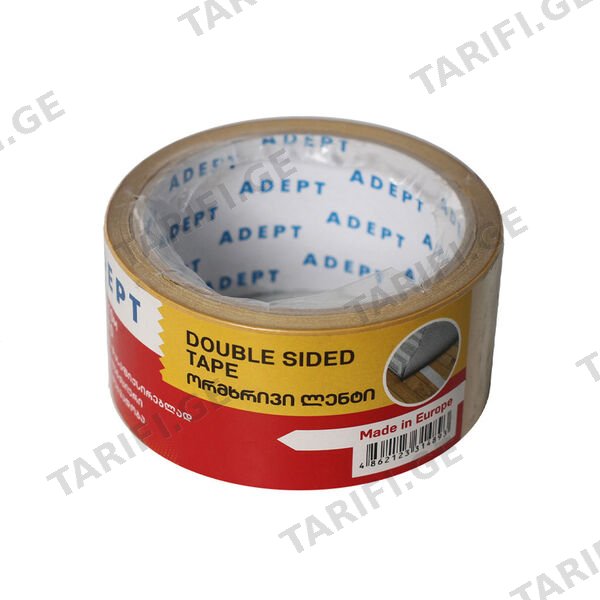 ორმხრივი პოლიპროპილენის ლენტი 0.048X10 მ KIP DSW4810
