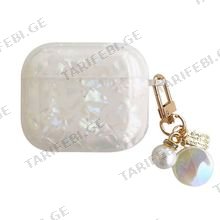 WHITE GLITTER CASE FOR AIRPODS 3