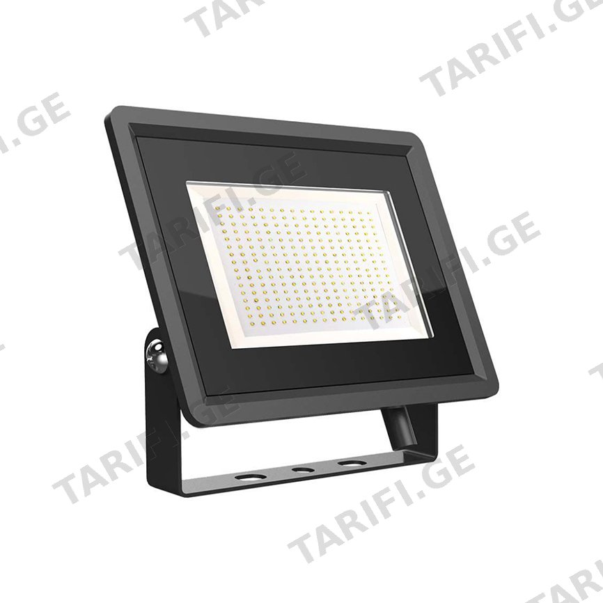 პროჟექტორი V-TAC LED 200W 6400K F კლასი შავი 6734