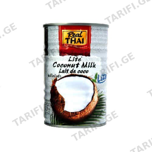 ქოქოსის რძე /LITE RealTHAI/ 400მლ