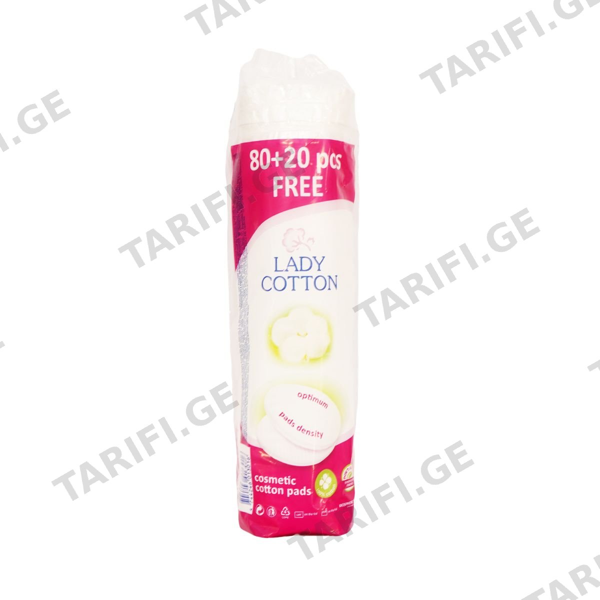 ბამბის დისკი N80+20 3016 ლედი კოტონი - Lady Cotton
