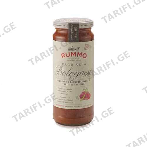 სოუსი ბოლონეზე /RUMMO/ 340 გრ
