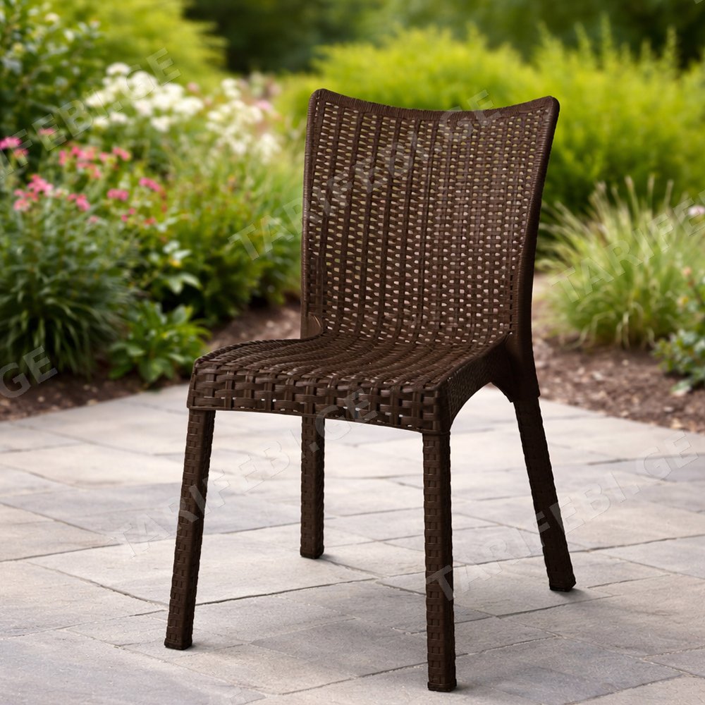 სკამი NERGIS RATTAN Brown