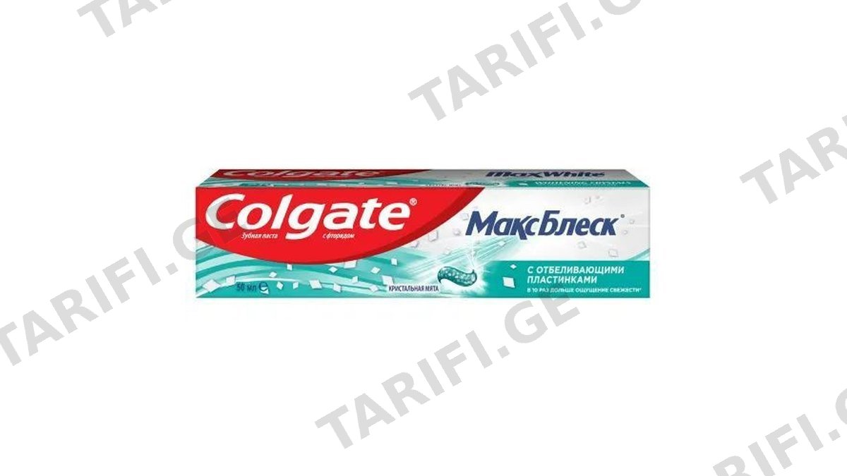 კბილის პასტა "ქოლგეითი" MaxWhite, Chrystall Mint 50 მლ