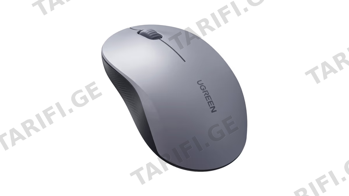 მაუსი UGREEN M331 (65892) Multi-mode, Wireless, Bluetooth, USB, Mouse, Grey
