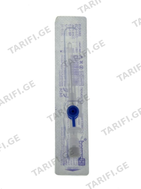 ვენის კათეტერი ნომრით22G
