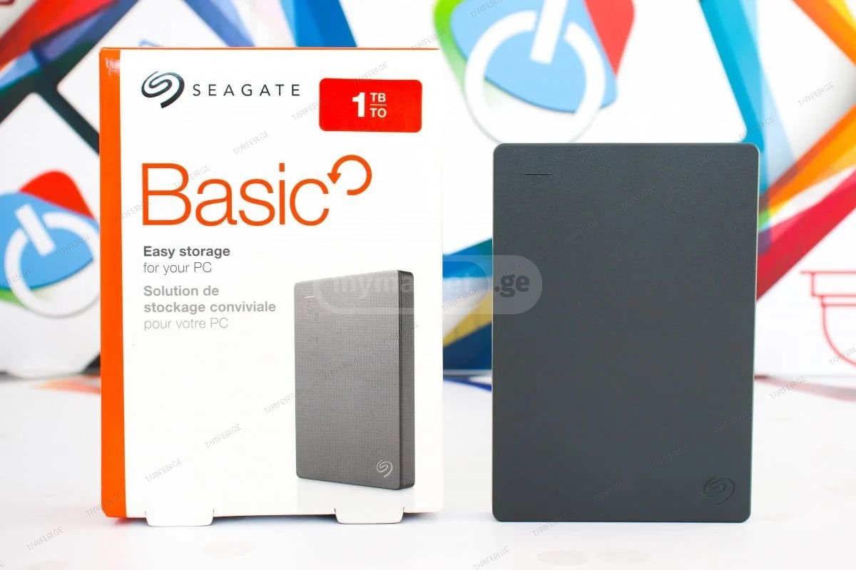 ახალი გარე ვინჩესტერი Seagate Basic USB 3.0