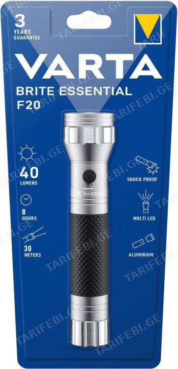 შუქდიოდური ფანარი Varta F20