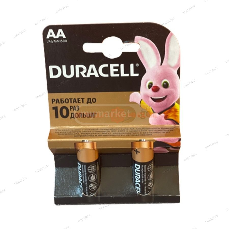 ელემენტი Duracell AA K-2ც