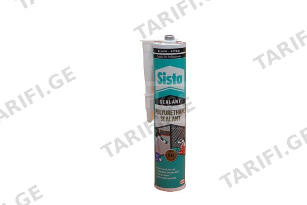 სილიკონი სახურავის Sista F122, 310მლ (შავი)