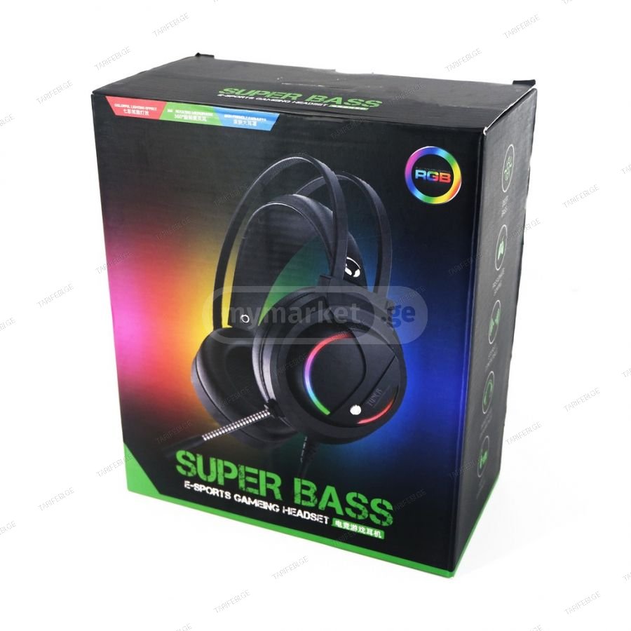 Gaming ყურსასმენი – Superbass K1 with microphone