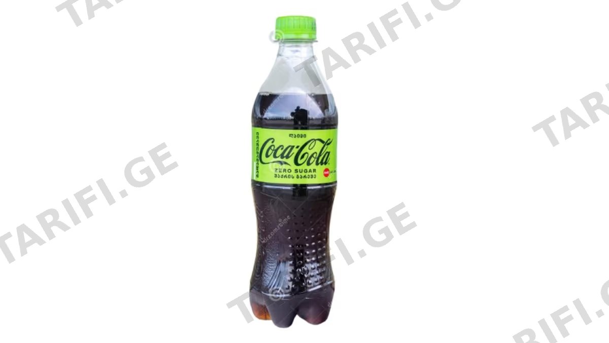 COCA-COLA გაზიანი სასმელი ლაიმით 0.5ლ