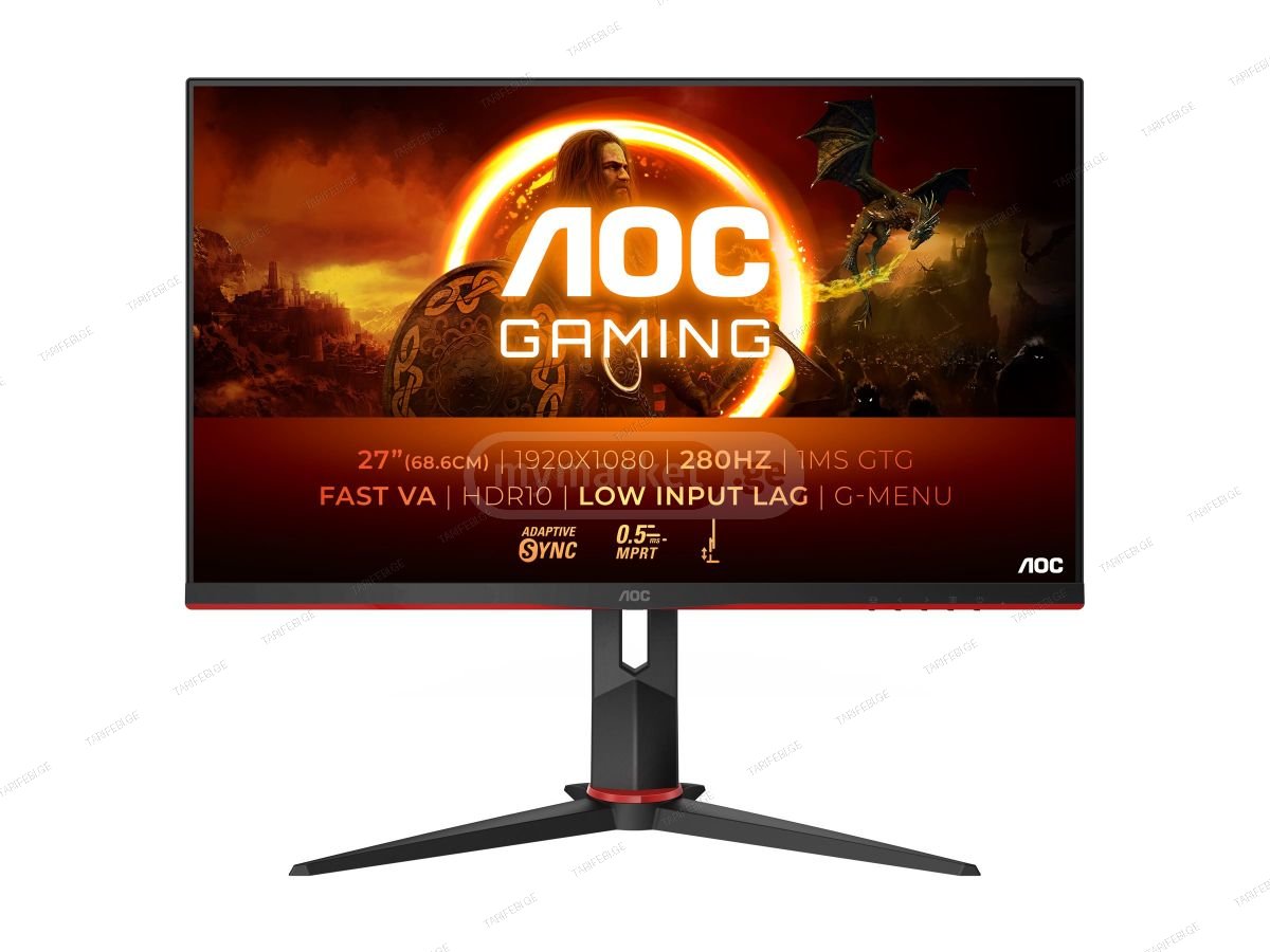 მონიტორი AOC 27G2ZN3 27" Flat FHD VA 280Hz 0.5 ms 300nit