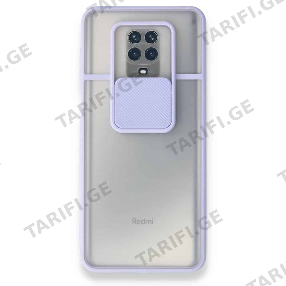 Xiaomi Redmi Note 9 S Palm Camera Sliding Silicone Case კამერის დაცვით ქეისი
