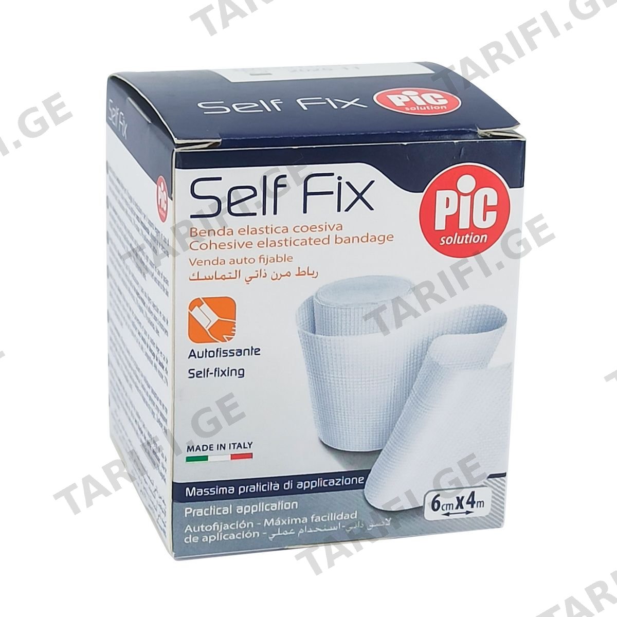Pic - პიკიელასტიური ბინტი SELF FIX 6სმX4მ