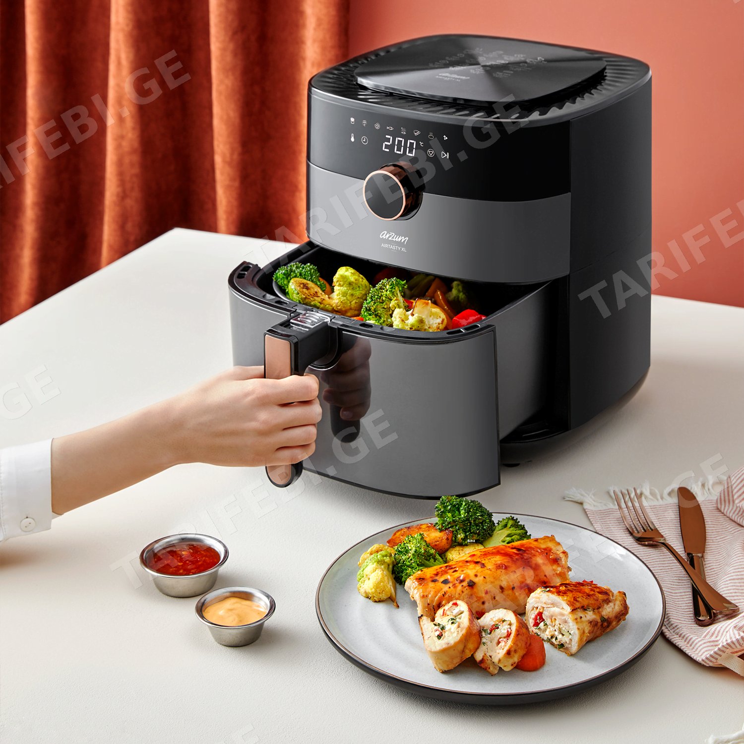 Arzum AR2074-B AirFryer 6lt