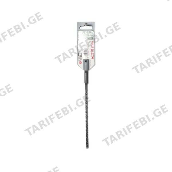 ბეტონის ბურღი 8X210 მმ ჯვარედინი SDS+ GRONE