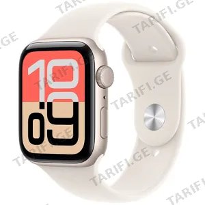 Apple Watch SE 3 GPS 40mm Starlight Aluminium Case with Starlight Sport Band - S/M