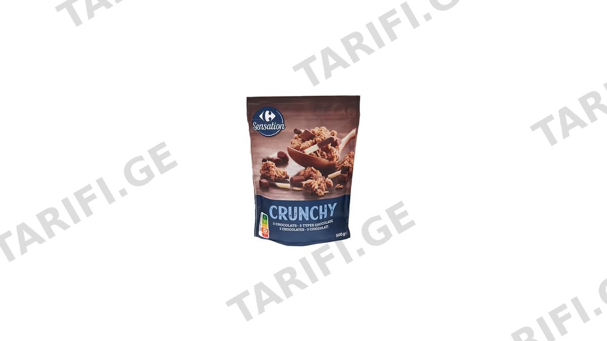 CRF მარცვლეულის მიუსლი შოკოლადით 500გ