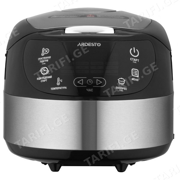 მულტსახარში ქვაბი Ardesto MC-P17DGDF, 860W, 5L, Multifunction Cooker, Silver