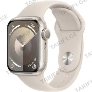 APPLE WATCH SERIES9 GPS 41MM STARLIGHT ALUMINIUM CASE WITH STARLIGHT SPORT BAND