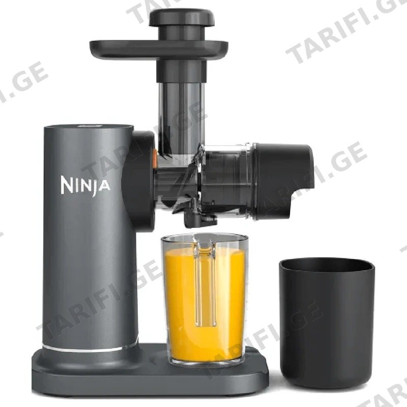 ცივი წნეხის წვენსაწური NINJA JC151EU 150W ნაცრისფერი