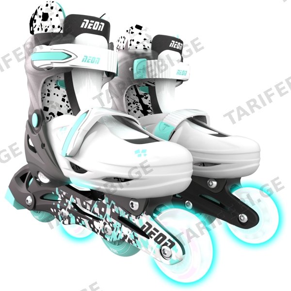 როლიკები NEON NT30E4, 30-33, ROLLER SKATES COMBO, GREY-TEAL