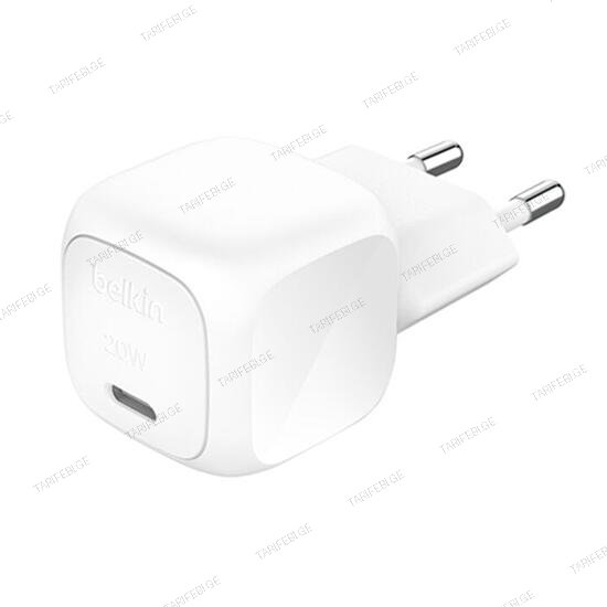 Belkin 20W USB-C Cube Wall Charger With PPS WCA009kqWH White