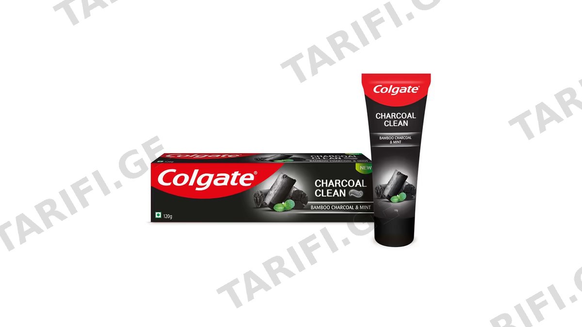 COLGATE Charcoal Clean 120 გრ კბილის პასტა
