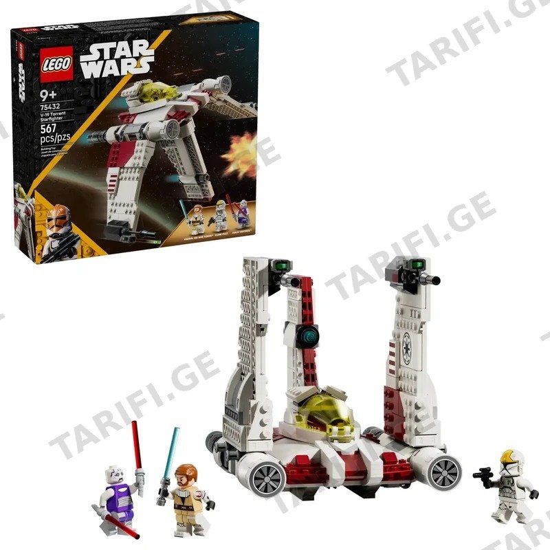 კონსტრუქტორი LEGO STAR WARS 75432 V-19 TORRENT STARFIGHTER